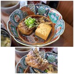 Nichigetsu - ＊お煮付けのお手本のような品で、甘辛い煮汁もいいお味。鯛やお豆腐などによくお味が浸みていて美味しいワ。