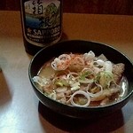 Senfuku - 煮込みに箱根ラベルのビール