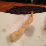 京・富小路 天ぷら吉川 - 最後の海老