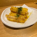 Sanmaru Shokudou - とうもろこしの唐揚げ〜幸せバター醤油〜