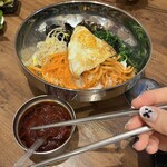 韓国家庭料理 名家 - ビビンバ(1400円)
