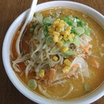 柿崎もち屋 - 熱々の味噌ラーメンは800円