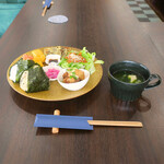 Cafe&Bal CHUPPA - おにぎりプレｰトには､