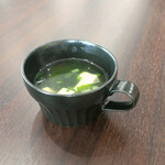 Cafe&Bal CHUPPA - セットのわかめスｰプと、