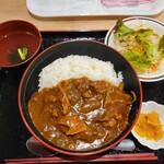 Buta Yakiniku Gurumanzu - ホルモンカレー丼　800円