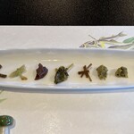 郷土料理ともん - 山菜盛り合わせ