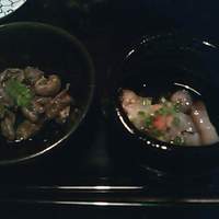 大江戸 南青山店 - ナマコ酢と肝煮
