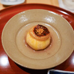 銀座 しのはら - いちぢく、焦がし胡麻味噌