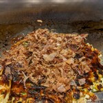 Okonomiyaki Tokugawa - にんにく砂ずりお好み焼き