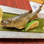 肴や 純しん - 鮎の塩焼き