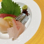 肴や 純しん - お造り盛り合わせ