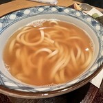 京うどん 生蕎麦 岡北 - 素うどん❗️