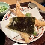 京うどん 生蕎麦 岡北 - 天ぷら❗️