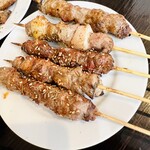 羊香味坊 - ラム串　部位がそれぞれ違うから、違う食感と味わい♪