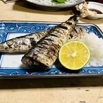 岩手屋　支店 - 秋刀魚の塩焼きには鬼おろしが付いてきました
