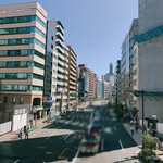 HAYAKAWA coffee - 歩道橋上から見た九段下方向（マスキング修正済み）