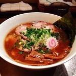 らーめん太陽堂 - 醤油チャーシュー麺。