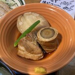 めしや仲とよ - 2023/10/06
二品選ぶ日替わり定食 979円
✳︎ポークのガーリック味噌焼き
✳︎豚バラ肉と肉巻き牛蒡とじゃが芋煮
・アイスコーヒー付き
・ご飯一杯お代わり可