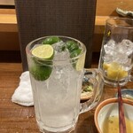 魚哲 - ジャンボすだちサワー890円