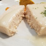 キッチン ブルー グローブ - テリーヌの断面、ふわっふわ！？