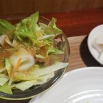 キッチン ブルー グローブ - サラダ、お新香よアップ