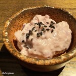 火no山 - 紫芋のポテトサラダ