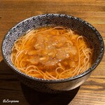 Hino Yama - 滑子茸と大根の霙卸しの温そば