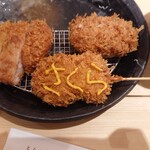 Tonkatsu Kagurazaka Sakura - カラシ文字