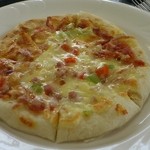 二輪車館 - ピザ５５０円