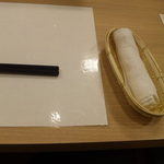 清水江戸銀 - お絞り