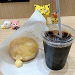 THE MALASADA TOKYO - 料理写真:マラサダドーナツ400円＋アイスコーヒー280円