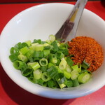 ラーメン二郎 - 待ってる間にカスタマイズ♪