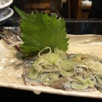 やまき - 料理写真:サンマの刺身です