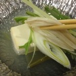 山鹿ニューグランドホテル - 朝食の湯豆腐