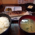 千里浜 - 焼魚定食（新サンマ）