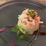 ラ ランテルナ ディ ジェノバ - カニのムース仕立て