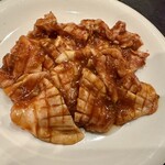 ノーベル焼肉 - 豚ナンコツ(辛)