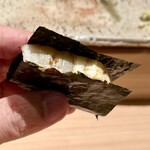 匠 進吾 - □平貝の磯辺巻き