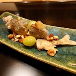 新地 やま本 - 子持ち鮎の唐揚げ