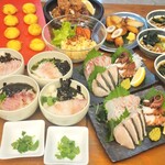 Akashi Nyuwarudo - 豪華な満喫コースの料理写真です！！