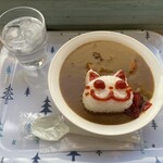 クロネコ堂 - 料理写真:ねこカレー600円　失礼ながら、見た目より美味い。