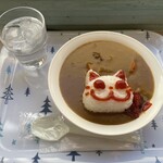 クロネコ堂 - ねこカレー600円　失礼ながら、見た目より美味い。