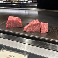 鉄板焼き あさひ - サーロインとシャトーブリアン