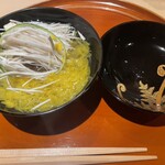 銀座 しのはら - 松茸千切りがたっぷり