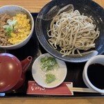蕎麦家いごころ - もりそばと鶏豆腐丼