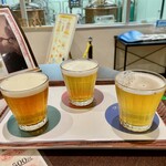 吉乃川 酒ミュージアム 醸蔵 - 吉乃川のクラフトビール３種飲み比べ