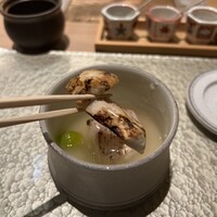 天麩羅 安藤 - 松茸と真鯛の和風ジュレ