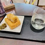 吉乃川 酒ミュージアム 醸蔵 - あぶらあげ＆ふきみそ