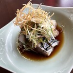 松石 - 前菜　サワラと白茄子…これも絶品