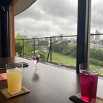 松石 - 右•自家製赤紫蘇ジュースがとてもおいしかった